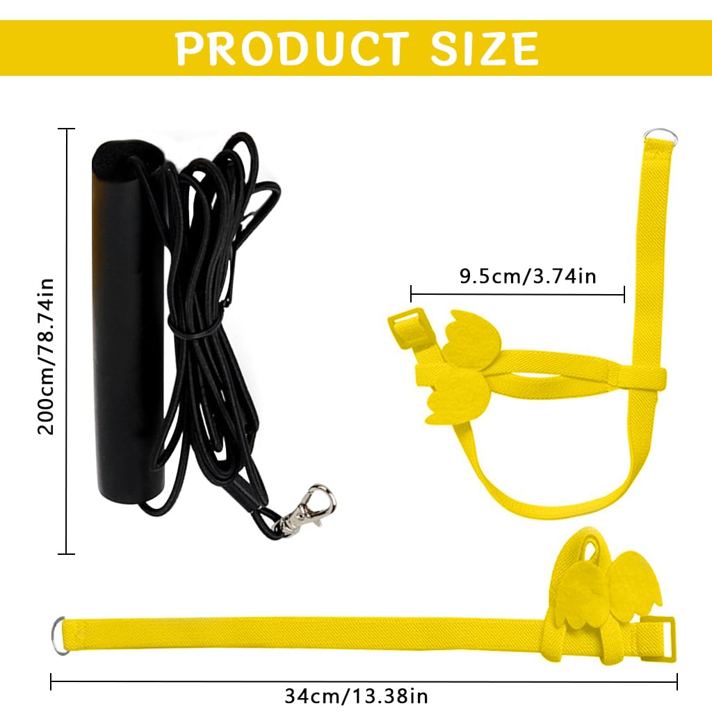 Qpets Bird Harness, Pet Parrot Harness, Elastic String Mini Lightweight Outdoor Harness for Birds, Parrot Adjustable Belt for Bird Quick Release Strap Design, M Qpets Bird Harness, Pet Parrot Harness, Elastic String Mini Lightweight Outdoor Harness for Birds, Parrot Adjustable Belt for Bird Quick Release Strap Design, M
